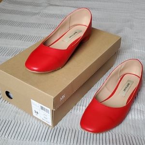 Matt & Nat Red Ballerina Flat